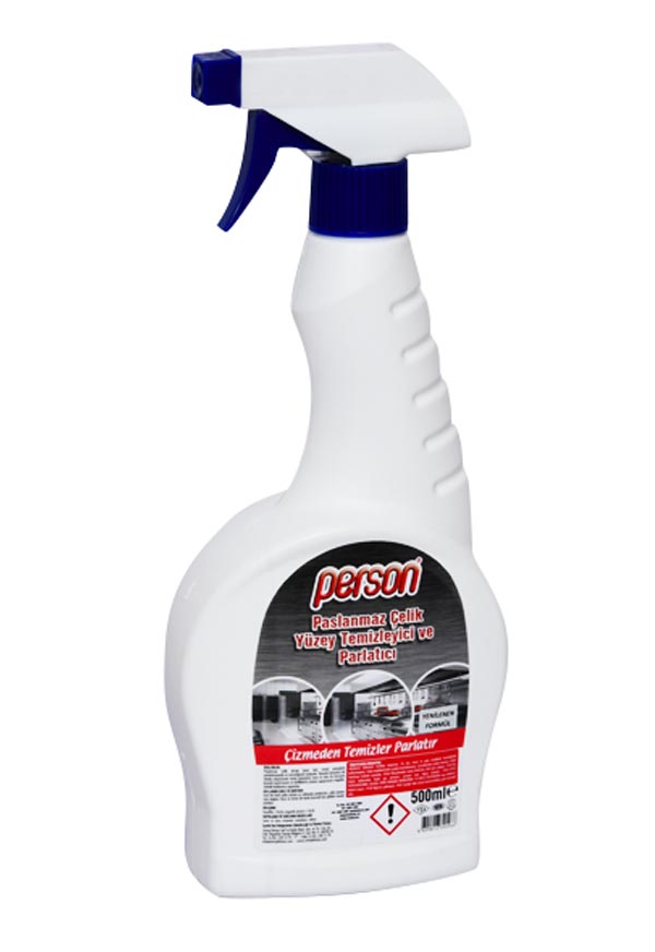 PERSON METAL PASLANMAZ ÇELİK TEMİZLEYİCİ PARLATICI 500 mL