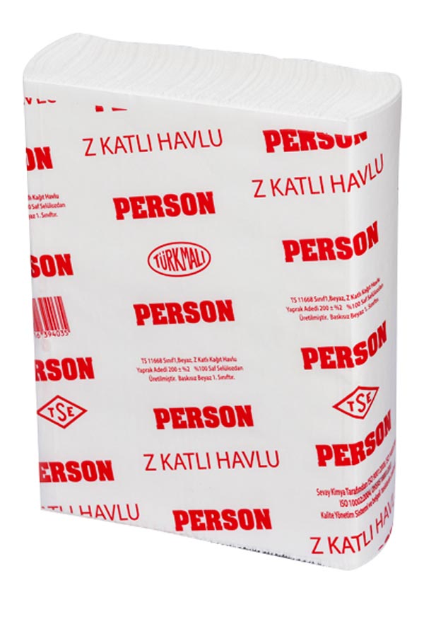 PERSON DİSPENSER Z HAVLU (200'LÜ PAKET)